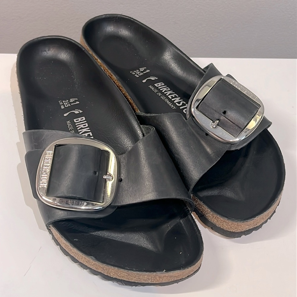 Birkenstock Madrid Big Buckle Slide Sandal size 41